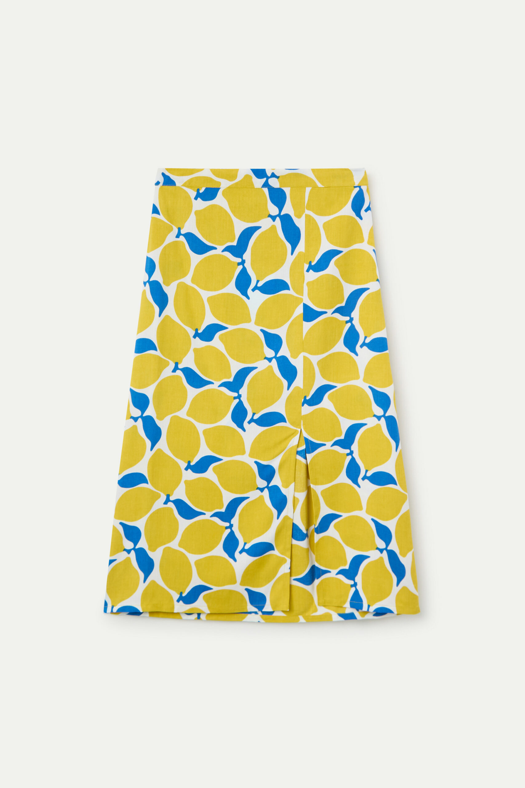 Falda midi Limoncello con abertura lateral