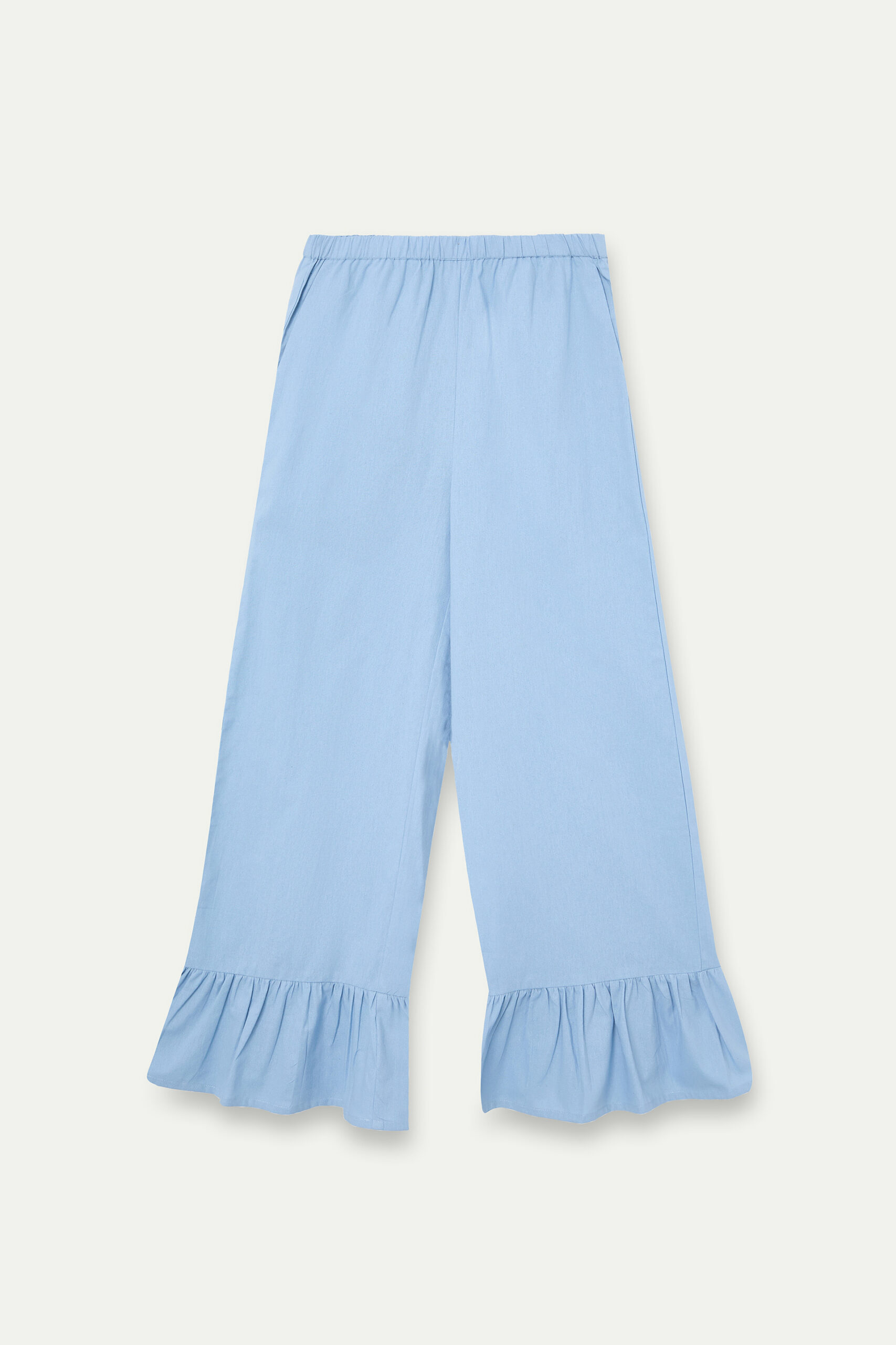 Pantalón Chambray Azul Claro